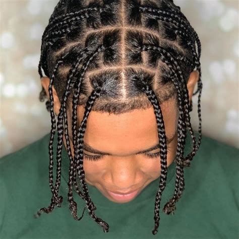 box twist men|cool box braids for men.